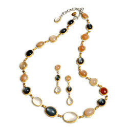 Set- Kette- Ohrring